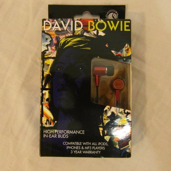 NEW DAVID BOWIE EAR BUD HEADPHONES NM 00439 - Picture 12 of 12